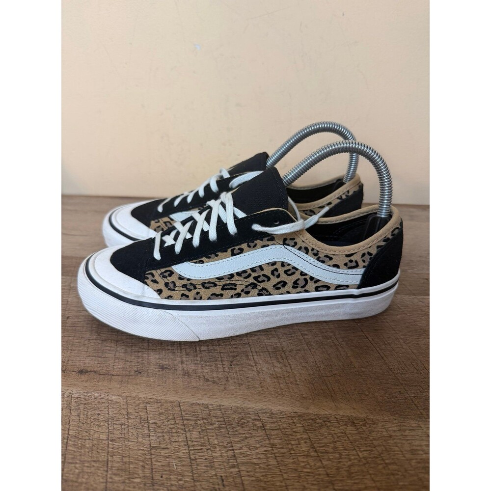 Vans Women Style 36 Decon SF 'Mini Leopard' Skate Shoes Size 7 US